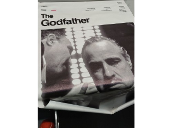The Godfather Movie Poster for Home Decor Wall Art 24x36 Frameless Gift