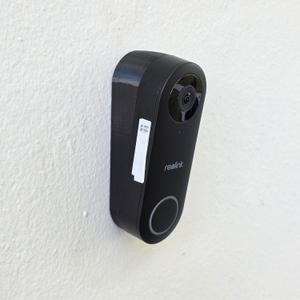 10 Degree Vertical Angle Wedge Mount Compatible with REO-Link Video Doorbell Wired 2K PoE, Down Tilt Bracket, 3D Printed