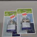 Laminated Steel Key Lock, 1-9/16 in. Wide Body, 2 Padlocks Keyed Alike