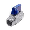 Beduan 3/4" Mini Ball Valve, 316 Stainless Steel Female x Male NPT Thread Shut-Off Valve(Pack of 1)