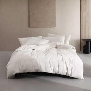 Calvin Klein - King Comforter Set, Naturally Soft Cotton Cotton Melange Jersey Bedding with Matching Pillowcases, 3 Piece Bed Set (Modern Cotton Melange Ivory/Grey) Calvin Klein - King Comforter Set, Naturally Soft Cotton Cotton Melange Jersey Bedding with Matching Pillowcases, 3 Piece Bed Set (Modern Cotton Melange Ivory/Grey)