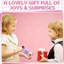 Tinlade 48 Pcs Valentine's Mason Jar Cards Bags Valentine Greeting Card Resealable Bags with Zipper Valentines Exchange for Kids Boys Girls School Class Classroom Party Favors Gifts (Diverse Style)