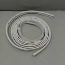 TMH Metal Door Weather Stripping - Magnetic Kerf Door Seal Kit, Full Set 36" x 84" - White Kerf Weather Stripping