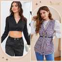 2 x JASGOOD Women Skinny Leather Belt for Pants Jeans Ladies Thin Waist Belt for Dress (Suit for waist size 37"-41", B-black+brown+beige+navy Blue)