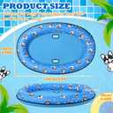 55'' x 35'' Dog Pool Float, Dog Floats for Pool, Inflatable Pool Floats for Dogs for Small Medium and Large Dogs for Lake River Pool Scratch Resistant