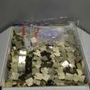 COKAOBE Light Gold Shimmer Wall Backdrop 24PCS Gold Sequins Backdrop Decoration Panels, Photo Backdrops for Birthday, Anniversary Wedding Engagement Decoration (Light Gold)