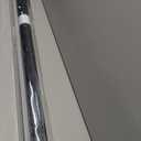 ChrisDowa Cordless Blackout Roller Shade with Spring System Room Darkening UV Protection Jacquard Fabric Blackout Blinds for Indoor Window Shades Pull Down for Home and Office, Black, 46" W x 72" H