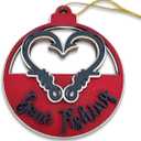 Gone Fishing Wooden Christmas Ornament – Rustic Holiday Tree Decoration for Fishermen, Fishing Lovers & Outdoorsmen, Unique or Stocking Stuffer for Dad, Grandpa, or Angler