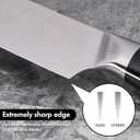 SHI BA ZI ZUO Meat Cleaver Set, 2 Pieces Professional Butcher Knife and Chef Knife Bone Chopper Perfect for Restaurants and Home Kitchen Use