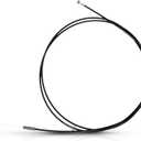KarParts360 For Toyota Prius 2004 05 06 07 08 2009 Hood Release Cable | Black | Plastic/Metal | With Handle | Replacement For 5363047030