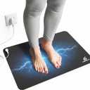 Grounding Mat for Feet 15.7" x 23.6" – Anti Slip Waterproof Pad with 15ft Cord, Earthing Mat Grounding Pad for Bed, Chair, Yoga, Relaxing, Sleeping & Working