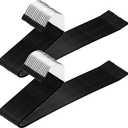 30 Pack Non Slip Jean Hangers, Space Saving Clothes Open Ended Hanger, Versatile Blanket Hangers for Heavy Pants, Scarf, Tablecloth, Slacks Women Men