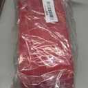 Abbaoww Stiff Red Horsehair Braid 4 Inch Wide 25 Yards for Sewing Wedding Dress Dance Gowns Accessories Shaping Trimming