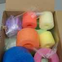 Frienda 30 Pcs Pool Noodles Bits Multicolor Craft Small Size Versatile Mixed Floating Pool Noodles Foam Rope Tube for Play or DIY Craft Multipurpose (Mixed Sizes,Pastel Colors) (1.18-3.54 x 1.18-2.36 Inch)