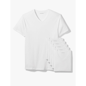 Amazon Essentials Men's V-Neck Undershirt, Breathable, Cotton, Pack of 6 size 2XL