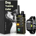 Dog Training Collar, 5280-Foot Remote Training Collar, IPX7 Waterproof Flash Night Vision Electronic Collar, Featuring Adjustable Tone, Vibration, Shock, and Rechargeable Battery