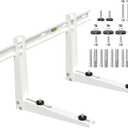 Mini Split Wall Mounting Bracket for 7000-18000 BTU Outdoor Condenser Ductless Universal Air Conditioner and Heat Pump System Support up to 330 lbs