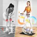 Rock Stepper for Exercise at Home, Rocking Stepper Side to Side | Rocker Stepper with Resistance Bands & Handlebar for Full Body Workout, Lateral Stepper Exercise Machine (Utility Patent)