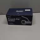 3Pcs French Fry Cutter, Ruooson Professional Potato Cutter Slicer with 1/2 In & 3/8 In & 1/4 In Stainless Steel Blades, Great for Whole Potatoes Carrots Cucumbers.