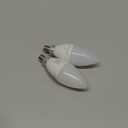 Lightinginside Matter Candelabra Smart Light Bulbs 60W Equivalent, 500LM 6W E12 LED Bulb Compatible with Alexa/Siri/Apple Home/Google Home/SmartThings, RGBCW Candle Bulb, 2.4G WiFi, ETL Listed, 2PCS