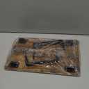 Monitor Stand Riser with 50 LB Capacity, Stable Wood Computer Monitor Stand for Desk Organizers, Anti-slip Computer Riser Monitor Shelf for PC Laptop Notebook Printer Computer iMac, Rustic Brown