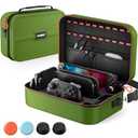 COOWPS for Nintendo Switch 2 Carrying Case 2025, with 4Pcs Thumb Grips, 20 Game Card Slots, Portable Full Protection All In One Travel Storage Case for Switch 2 Console Pro Controller Accessories
