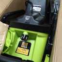 Yeryork 15-Amp Wood Chipper, 21:1 Reduction Electric Wood Chipper & Shredder, 1.8" Cutting Capacity with 48L Collection Bag, Powerful Mulcher for Composting Branches & Yard Waste(Fluorescent Green)
