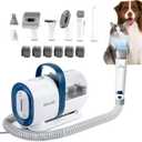 oneisall 7 in 1 Dog Grooming Kit, Low Noise Pet Grooming Vacuum with 1.5 L Dust Cup, Dog Vacuum for Shedding Grooming, with 7 Professional Grooming Tools for Dogs Cats Pet Hair & Home Car Cleaning