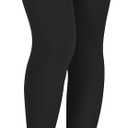 20-30mmHg Compression Stockings for Women, Open-Toe Thigh High Compression Socks, Medical Compression Stockings for Varicose Veins, Swelling, Teacher, Doctor (Small, 1 Pair-Black)