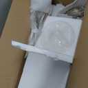 Qichksum Wall Sconces Plug in Set of 2, Hanging Wall Lamp with Plug in Cord, Metal Wall Lamp White Glass Globe Indoor Wall Decor Light for Bedroom, Farmhouse, Hallway, Living Room, Kitchen, Gold