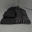 10" Gusseted Garment Bags for Hanging Clothes 60" Suit Bags for Open Closet Storage, Side Clear Clothing Cover for Coat, Dress, Jacket, Shirt, Fur Wardrobe Protector, 3 Packs, Grey