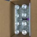 16oz Glass Bottles,Reusable Glass Juice Bottles with Lids and Straws,Set of 8,Clear Glass Water Juicer Containers with Two-types of Lid for Beverage,Smoothies,Milk,Iced Coffee,Tea,Sauces