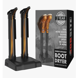 JobSite Boot Dryer - Silent Shoe Dryer & Warmer For Work Boots, Gloves & Shoes - Fanless Convection Dry - Helps Reduce Odor