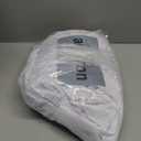 VidaFete 120inch Round Tablecloth Polyester Table ClothStain Resistant and Wrinkle Polyester Dining Table Cover for Kitchen Dinning Party Wedding Rectangular Tabletop Buffet Decoration(White)