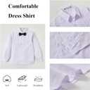Boys Suit Kids Suits Tuxedo for Boys Toddler Vest Pants Set Ring Bearer Outfit Dress Clothes (Gray, 16Y)