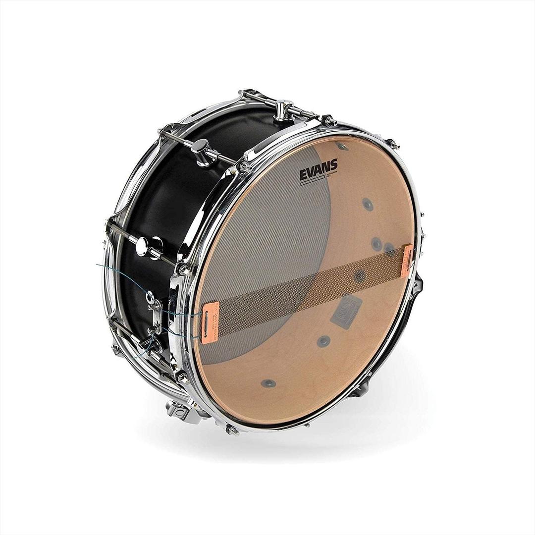 Evans Clear 500 Snare Side Drum Head - Single Ply 5mil Film Drumhead - Ideal for Deep Drums or Heavy Rock - 14 Inch
