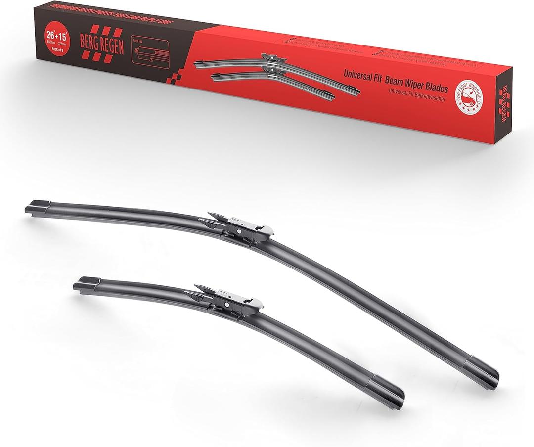 BERG REGEN 26"+15" Windshield Wiper Blades Replacement for Chevrolet Chevy Sonic 2012-2020 Chevrolet Chevy SS 2014-2017  Genuine OEM Quality (Set of 2)