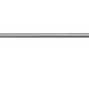 Moen Straight Adjustable Mounted Shower Curtain Rod for Bathroom, Brushed Nickel Finish, TR1000BN