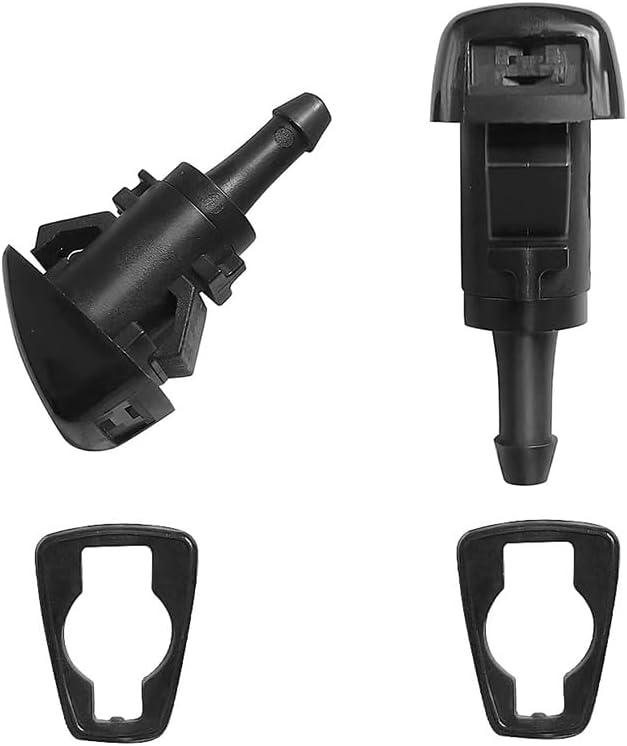 4805742AC Fit for RAM Premium Wiper Washer Nozzles Fit for 2009-2024 Dodge RAM 1500-5500 Trucks Windshield Washer Fluid Jet Nozzle | Easy to Install | 2 Pack