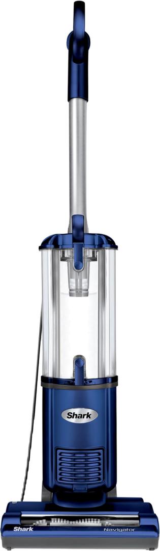 Shark NV105 Navigator Light Upright Vacuum with Large Dust Cup Capacity, Duster Crevice Tool & Upholstery Tool for Dependable Multi-Surface Cleaning, Blue