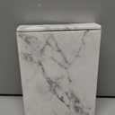 Daisy Jewelry Tray Ring Dish Gift for Woman Birth Month Flower Marble Ceramic Trinket Tray with Gold Floral Ring Holder Engagement Ring Dish Birthstone Birthday Mother's Day Gift for Her Present