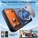 for iPhone 17 Pro Max Case with Stand,Fits MagSafe,Military Drop Protection,Build in Kickstand,iPhone 17 Pro Max Phone Case 6.9" Matte Black