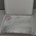 Gadpiparty Transparent Loose Leaf Binder Cover Shell for Organization and Lightweight and Refillable for School and Office Use