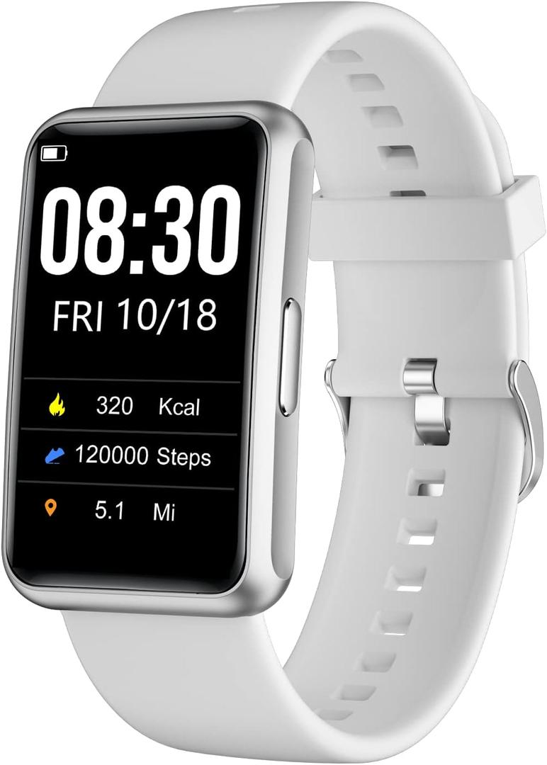 Fitness Tracker No Bluetooth No APP/Phone Required, Fitness Watch IP68 Waterproof with Steps Counter Sleep Tracker Alarm Clocks Stopwatch for Men Women Parents (Gray)