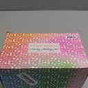 5 Boxes Bracelet Making Kit Pony Beads, 96 Colors 6x9mm 3500Pcs Kandi Rave Beads for Bracelets Friendship Plastic Bead with 800Pcs Letter Bead Arts and Crafts for Kids Adults Keychain Jewelry Making