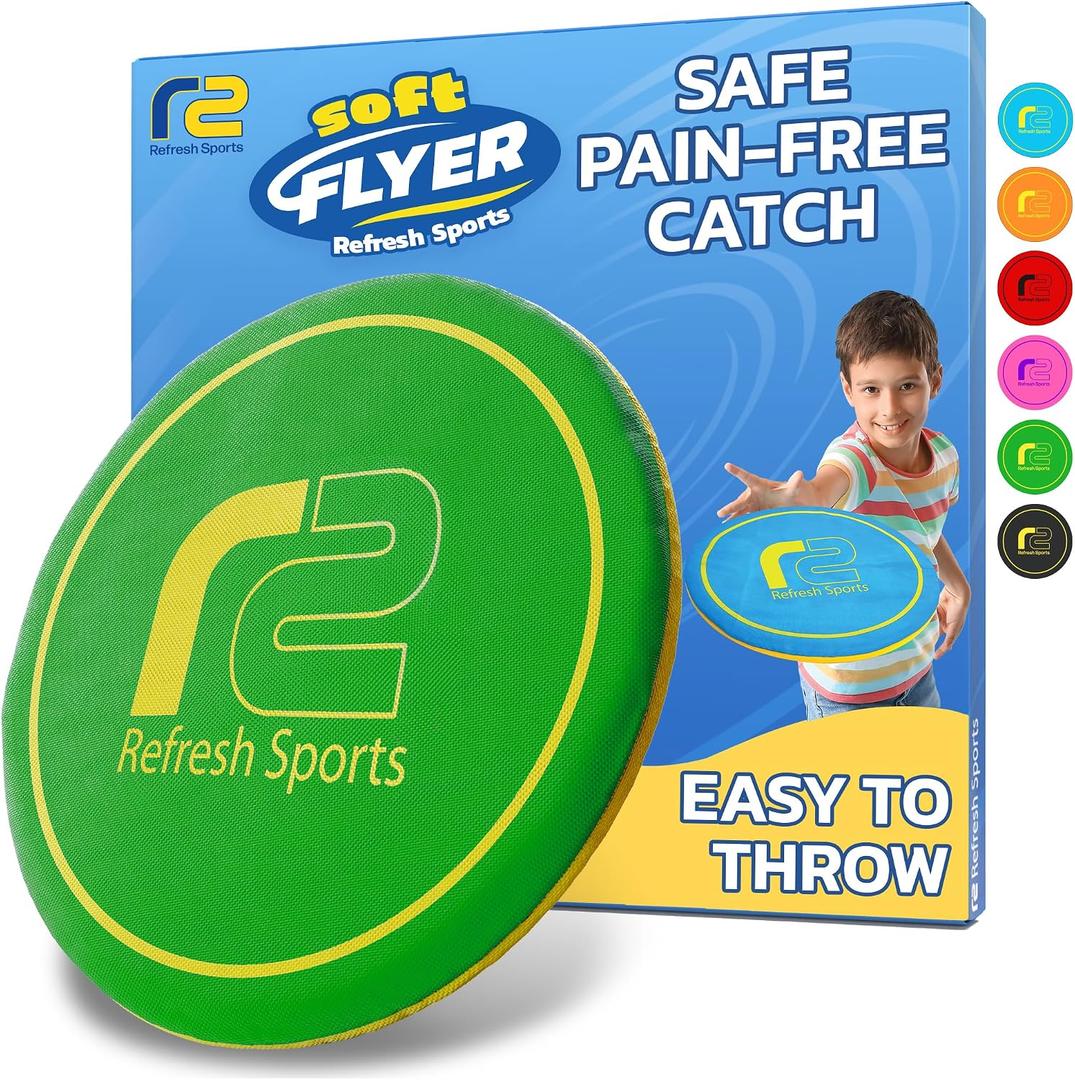 Soft Flying Disc Fun Outdoor Toy for Kids, Teens & Adults Easy to Catch - Fun Summer Gifts for Kids - Pool & Beach Games Holiday Present Summer Gift for Boys & Girls Ages 3 4 5 612+