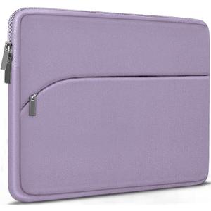 Laptop Sleeve 14 inch, Slim Portable Monitor Protective Cover with Front Pocket, Traveling Carrying Laptop Case Compatible for MacBook Air/Pro, HP, Dell, Lenovo, Acer, Lavender