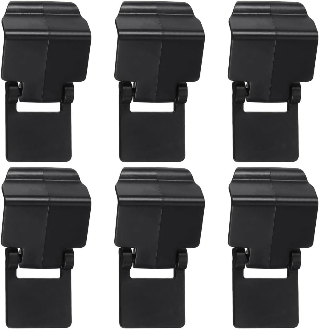 2 x Hemobllo 6 Pack Reptile Feeding Tank Buckles Anti-Escape Terrarium Locks for Turtle Breeding Boxes Compatible with Nomo Yl-07 Terrariums Durable Plastic Latches for Amphibious and Rainforest Tanks