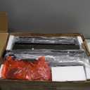 Furologee 5 Tier Bookshelf with Drawer, Kitchen Bakers Rack with Storage, Tall Narrow Bookcase, Industrial Free Standing Display Shelf, Wood and Metal Book Shelf for Bedroom, Living Room, Black