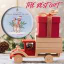 to a Lovely Son and Daughter in Law Christmas Ornament 2025, Xmas Keepsake Gifts for Daughter-in-Law (C18)